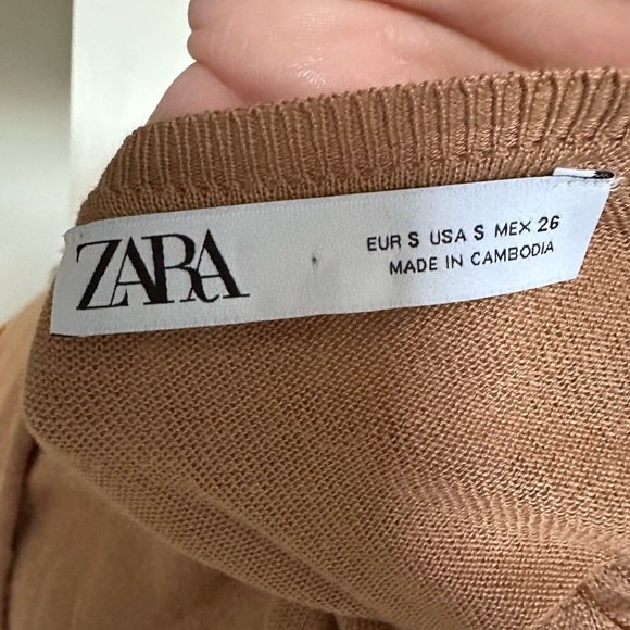 Zara Tan Shirt - Small - Picture 6 of 6